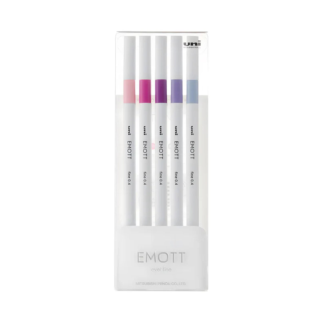 Uni Emott Pens 5-color set