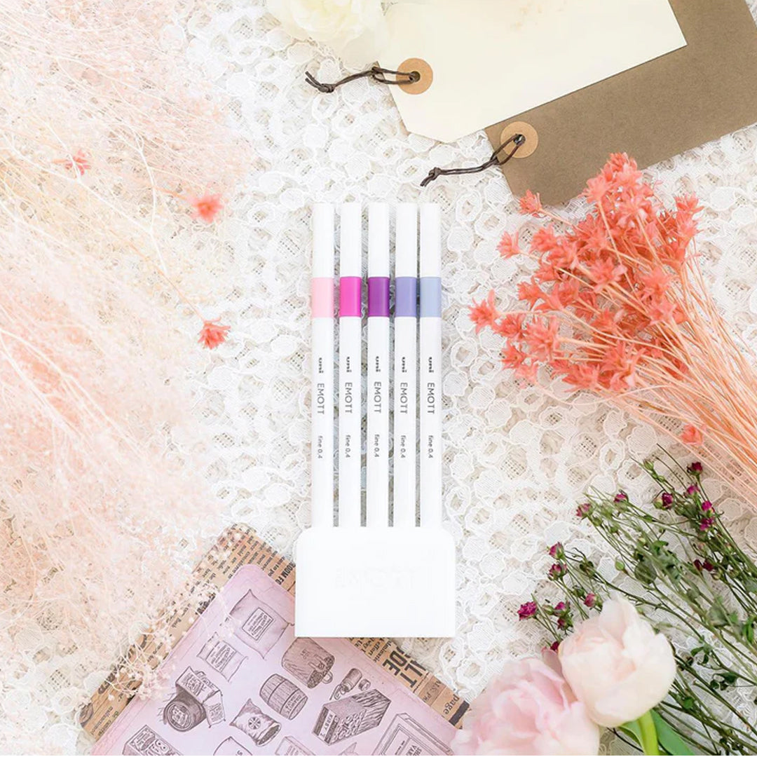 Uni Emott Pens 5-color set