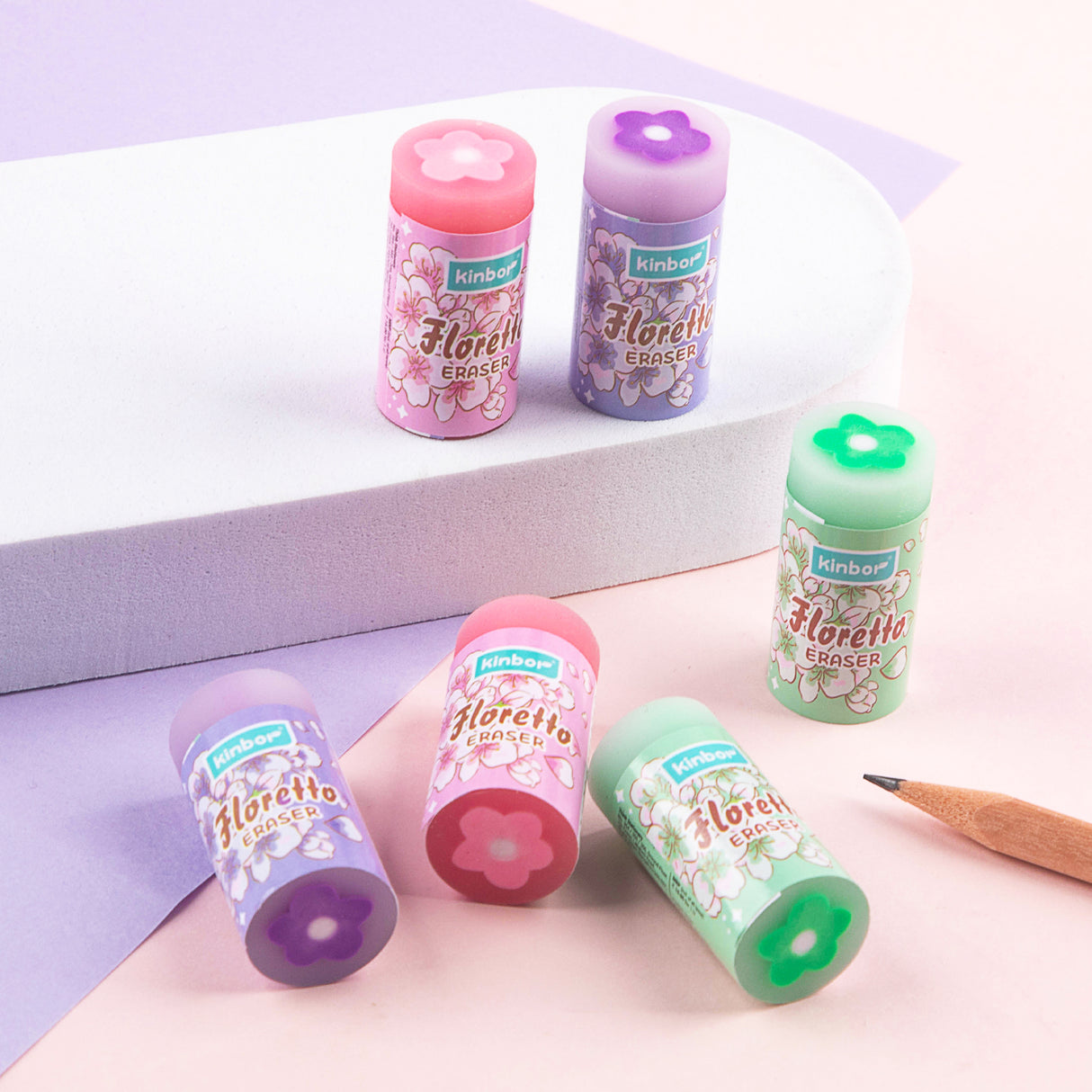 Kinbor Floretto Eraser (Pack of 2)