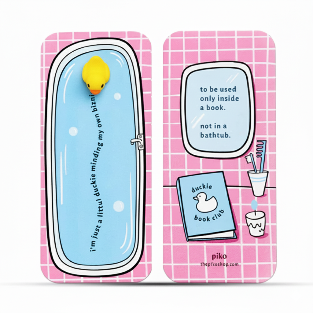 Piko Bathtub Duckie Bookmark