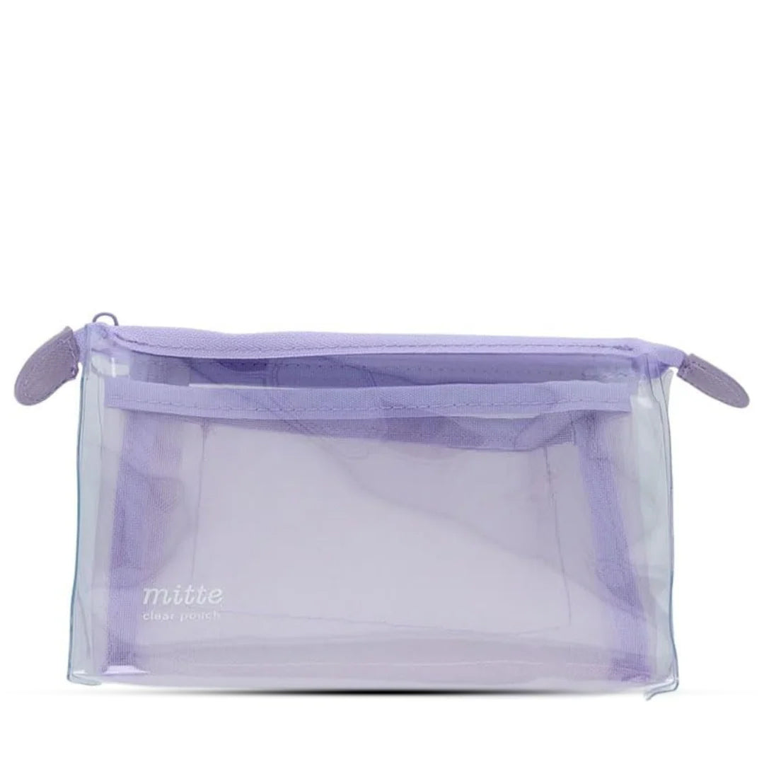 Sun Star Mesh Mitte Clear Pouch