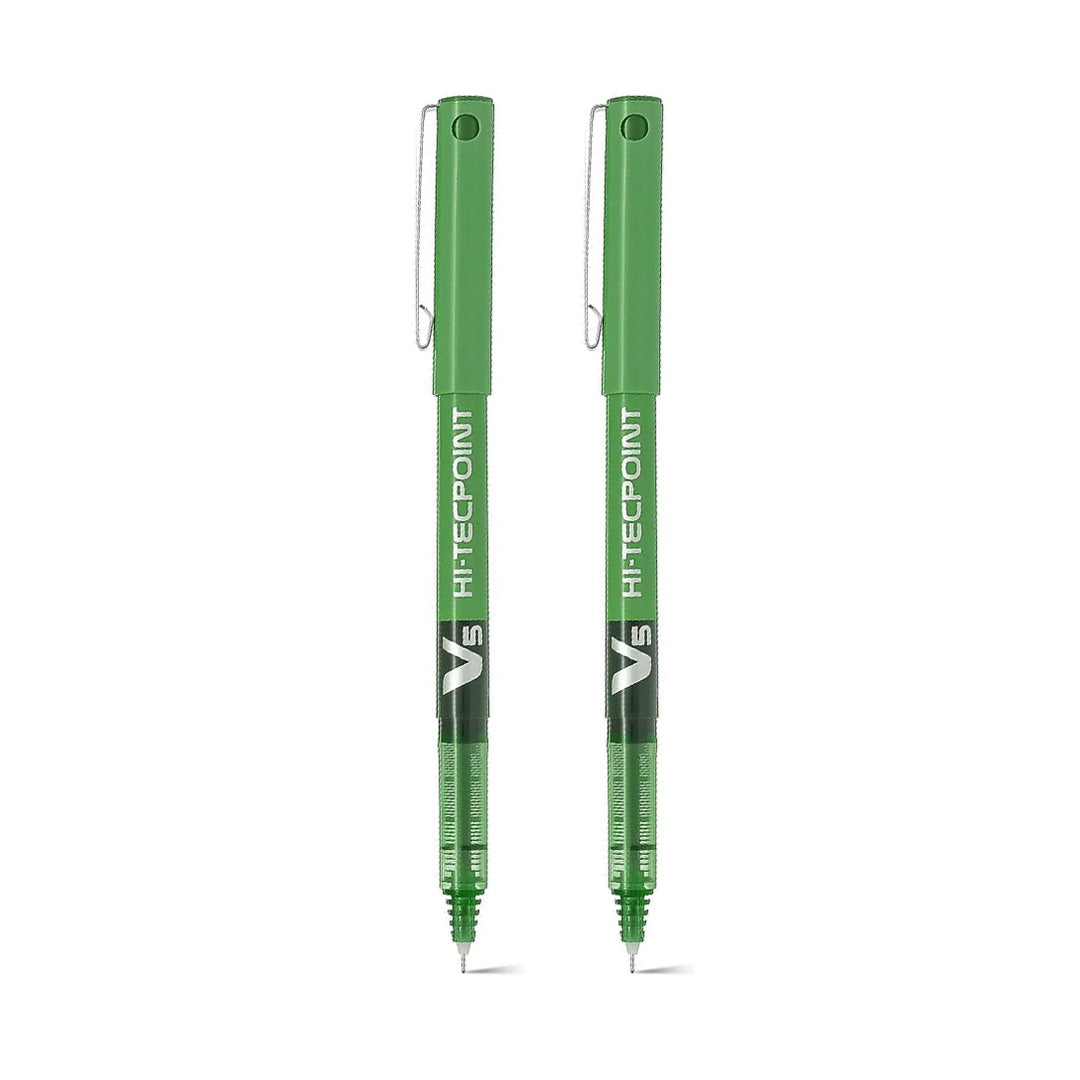 Pilot V5 Hi-Tecpoint Roller Ball Pen Set
