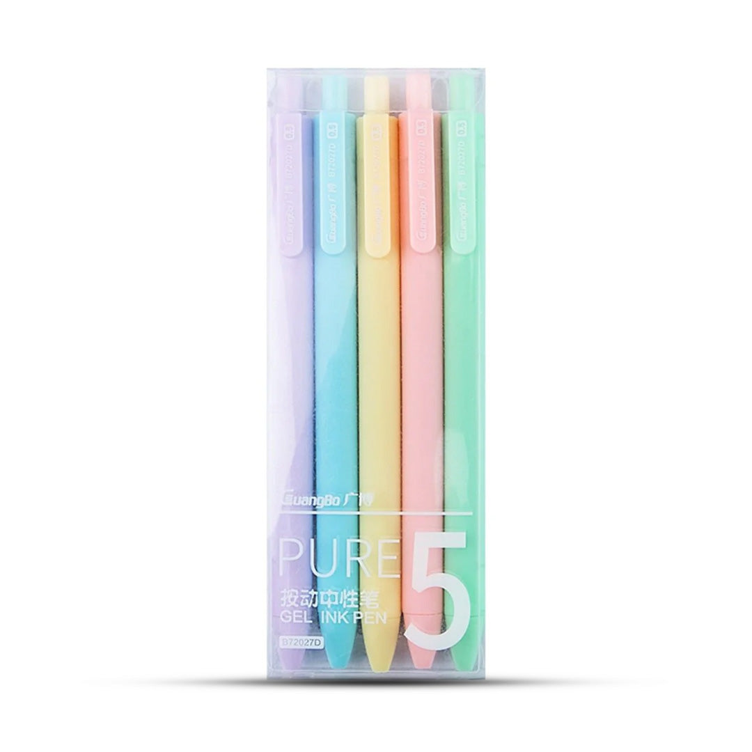 Guangbo Retractable 0.5mm Gel Pen Set