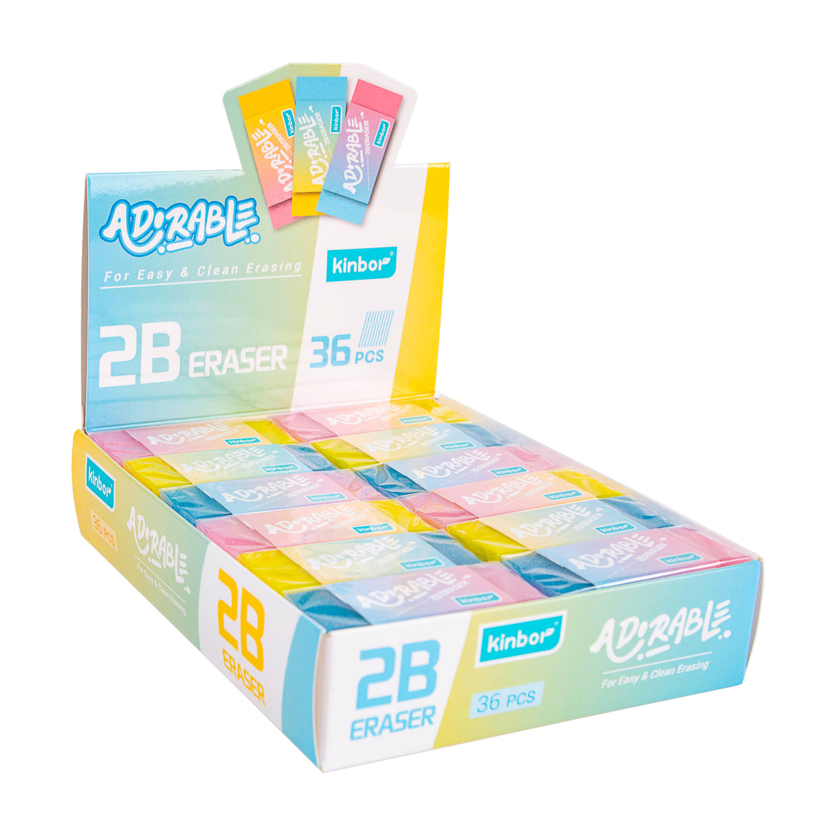 Kinbor 2B Eraser (Pack of 2)