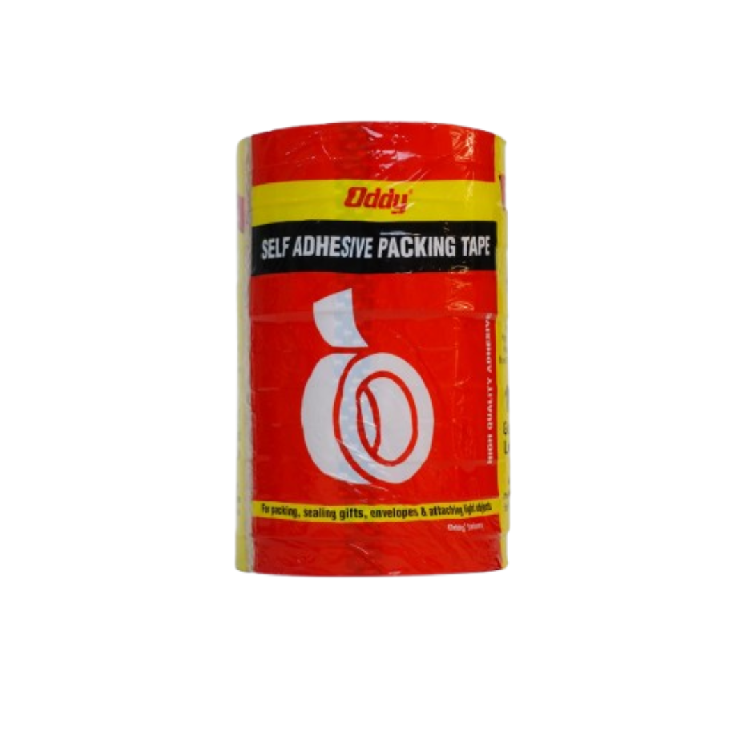 Oddy Self Adhesive Packing Tape-Pack of 12