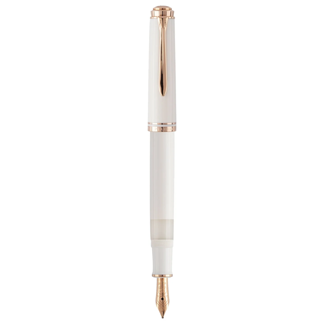 Pelikan  Special Edition Souveran M600 White Rose Gold Fountain Pen