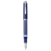 Pelikan Special Edition Souveran M815 Metal Striped Blue Fountain Pen