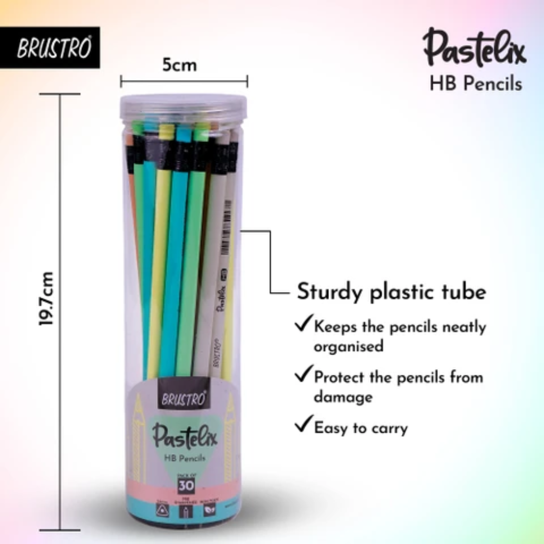 Brustro Pastelix HB Pencils Set
