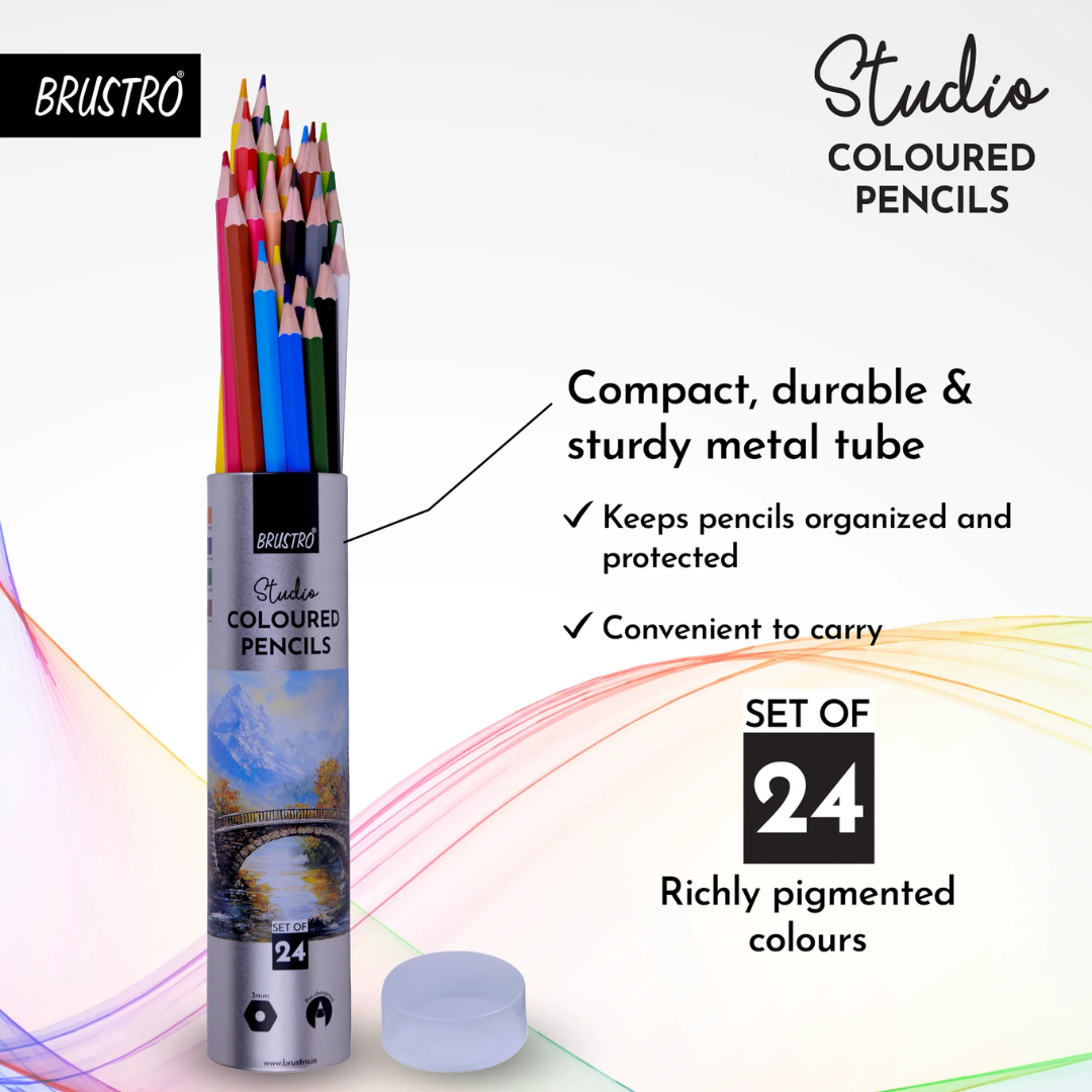 Brustro Studio Coloured Pencils Set