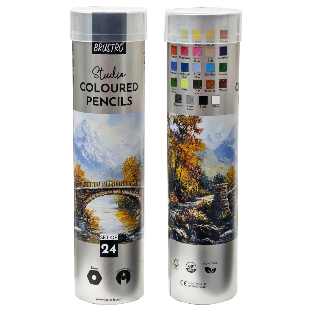 Brustro Studio Coloured Pencils Set