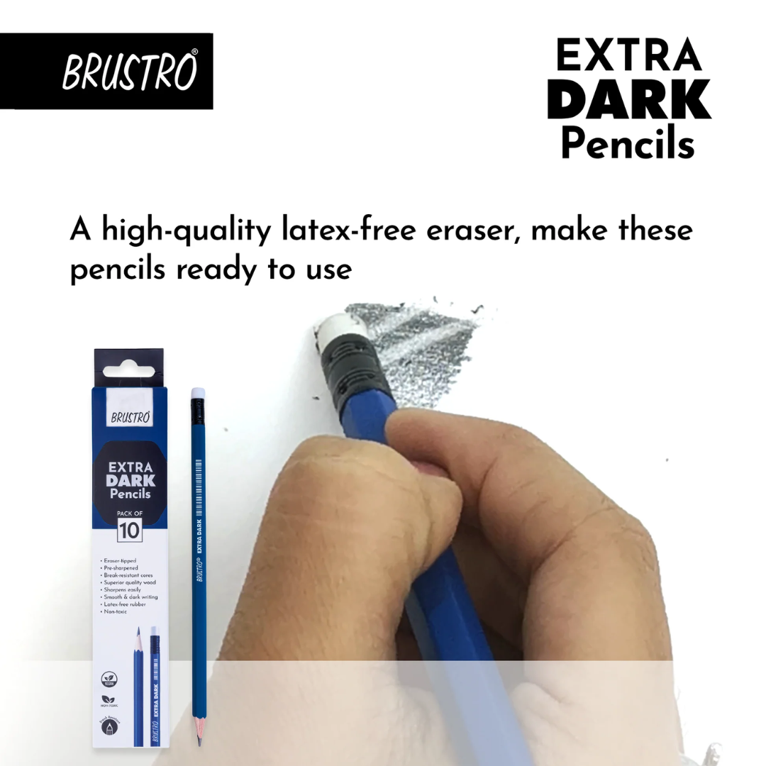 Brustro Extra Dark Pencils Set