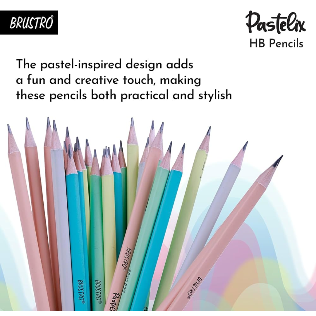 Brustro Pastelix HB Pencils Set