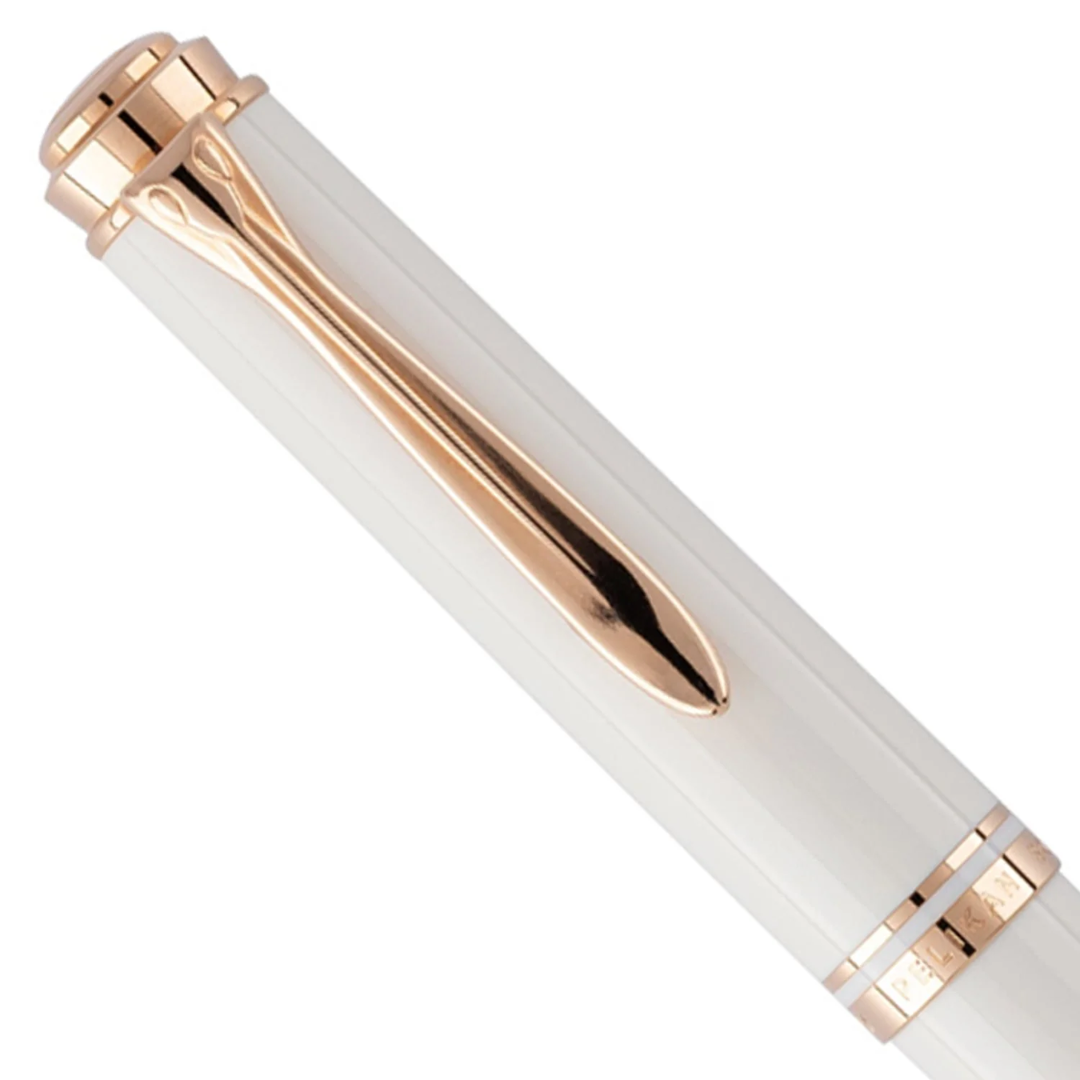 Pelikan  Special Edition Souveran K600 White Rose Gold Ballpoint Pen 300014588