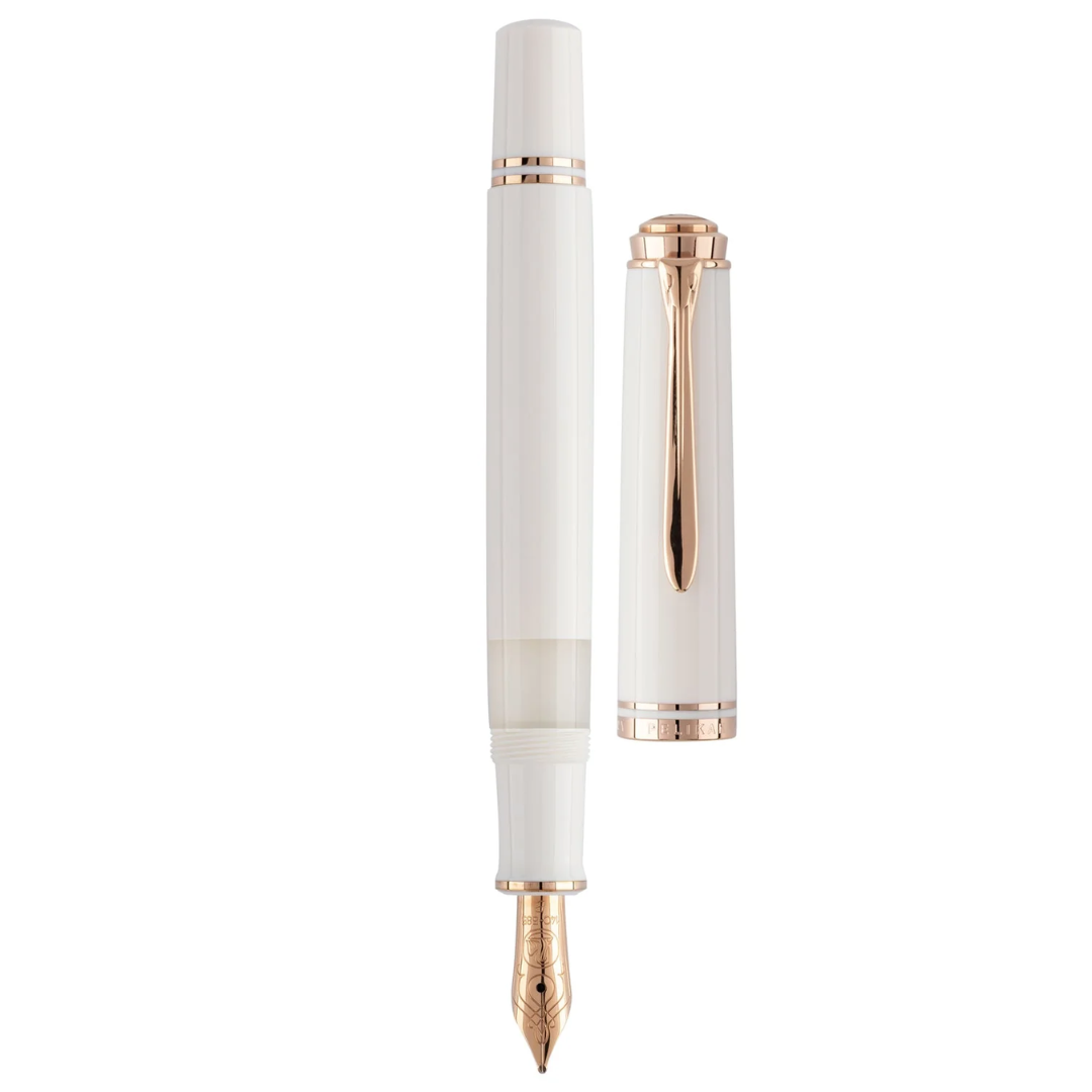Pelikan  Special Edition Souveran M600 White Rose Gold Fountain Pen