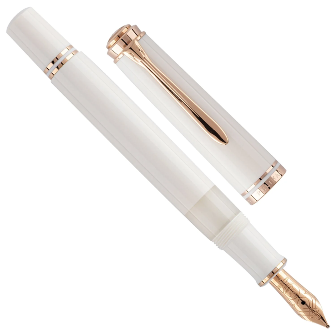 Pelikan  Special Edition Souveran M600 White Rose Gold Fountain Pen