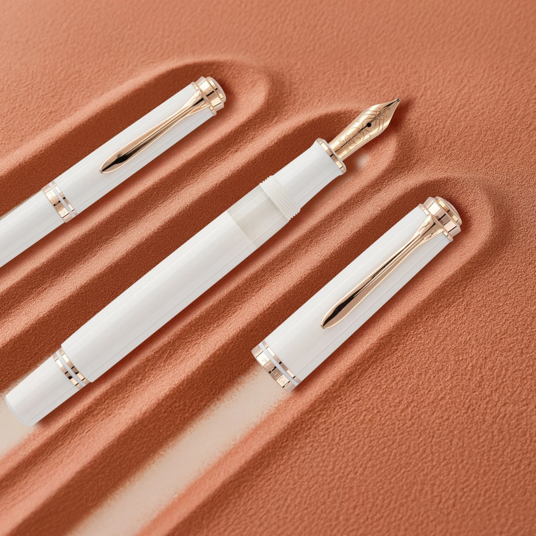 Pelikan  Special Edition Souveran M600 White Rose Gold Fountain Pen