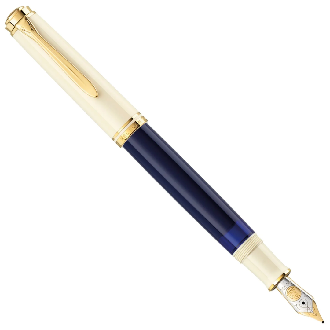 Pelikan  Special Edition Souveran M800 Cream Blue Fountain Pen