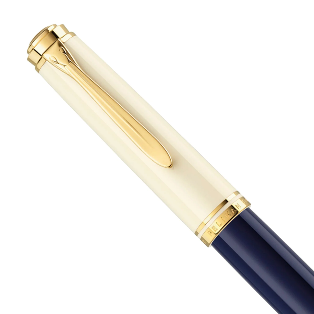 Pelikan  Special Edition Souveran M800 Cream Blue Fountain Pen