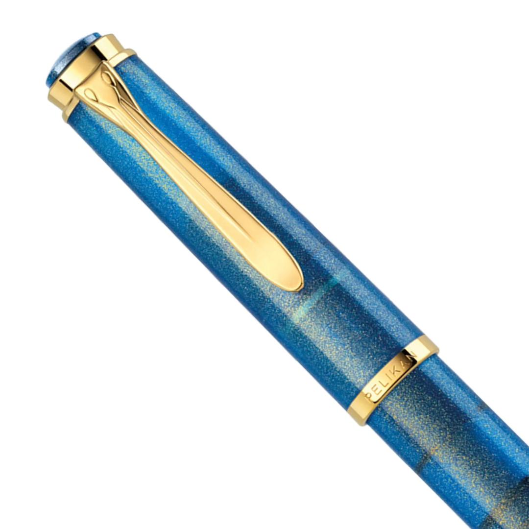 Pelikan Special Edition Classic M200 SE Golden Lapis Fountain Pen Set
