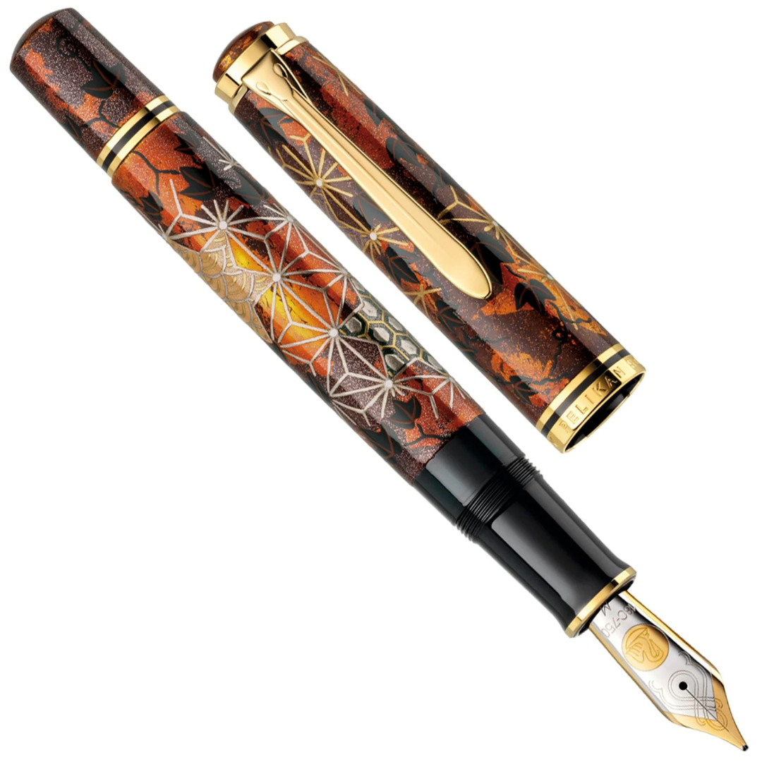 Pelikan  Limited Edition Souveran M1000 Maki-E Ivy & Komon Fountain Pen