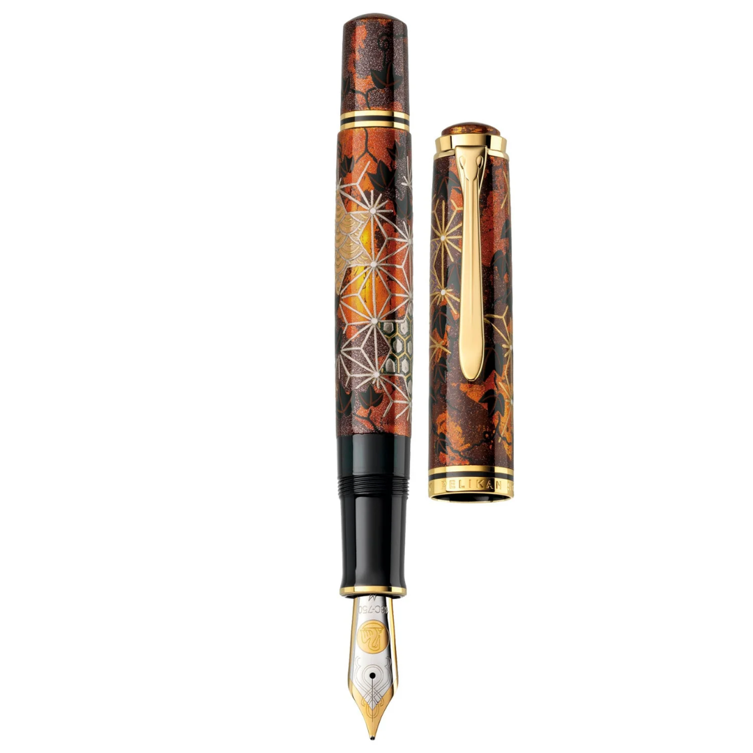 Pelikan  Limited Edition Souveran M1000 Maki-E Ivy & Komon Fountain Pen