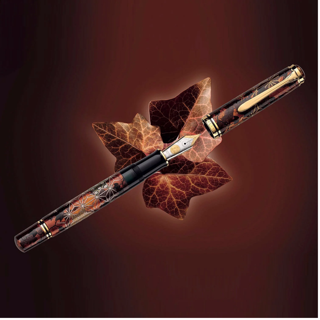 Pelikan  Limited Edition Souveran M1000 Maki-E Ivy & Komon Fountain Pen