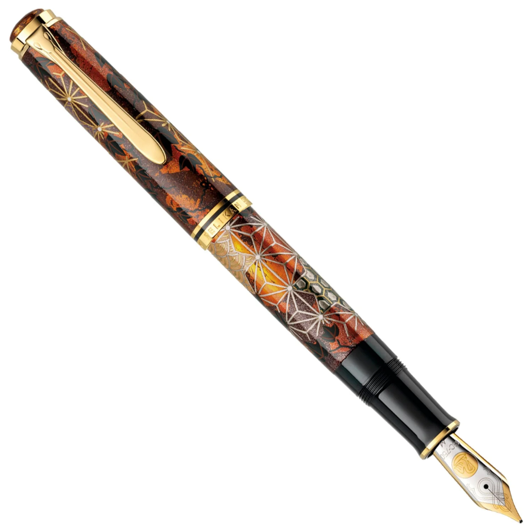 Pelikan  Limited Edition Souveran M1000 Maki-E Ivy & Komon Fountain Pen