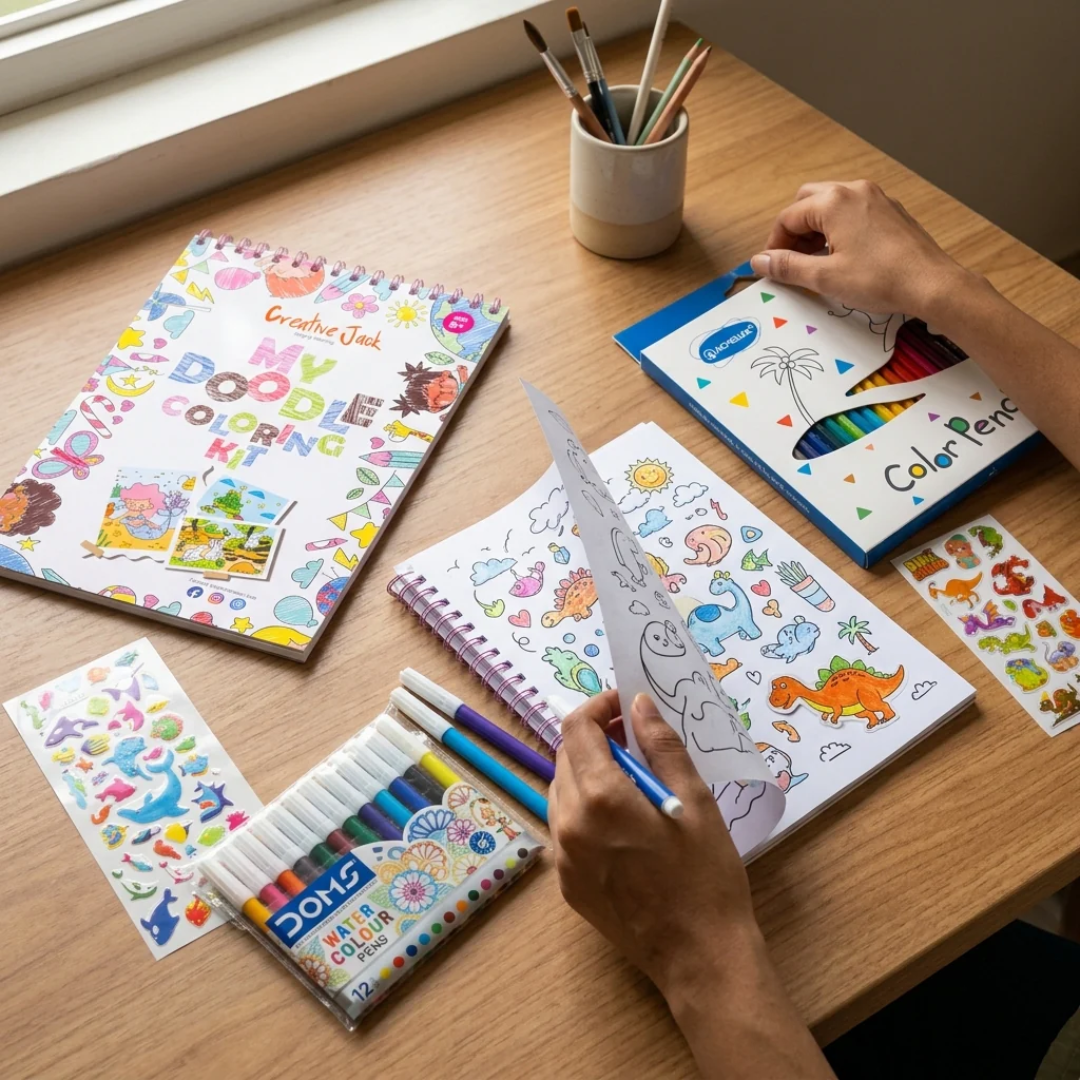 Creative Jack My Doodle Coloring Kit DIY Coloring & Drawing Kit