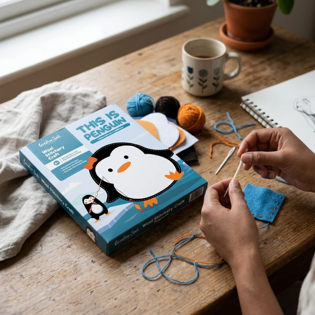 Creative Jack This is  Wool Stitchery DIY Kit