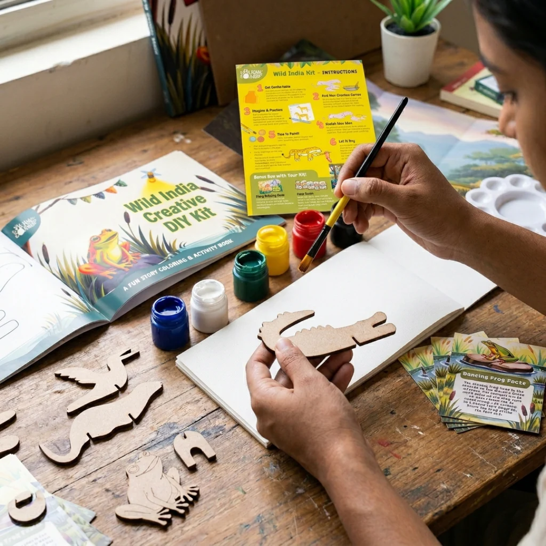 The Talking Canvas Wild India DIY Kit