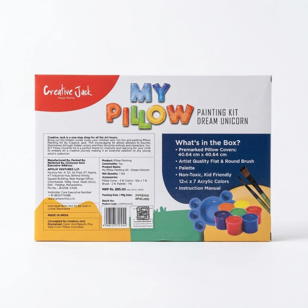 Creative Jack My Pillow Painting Kit