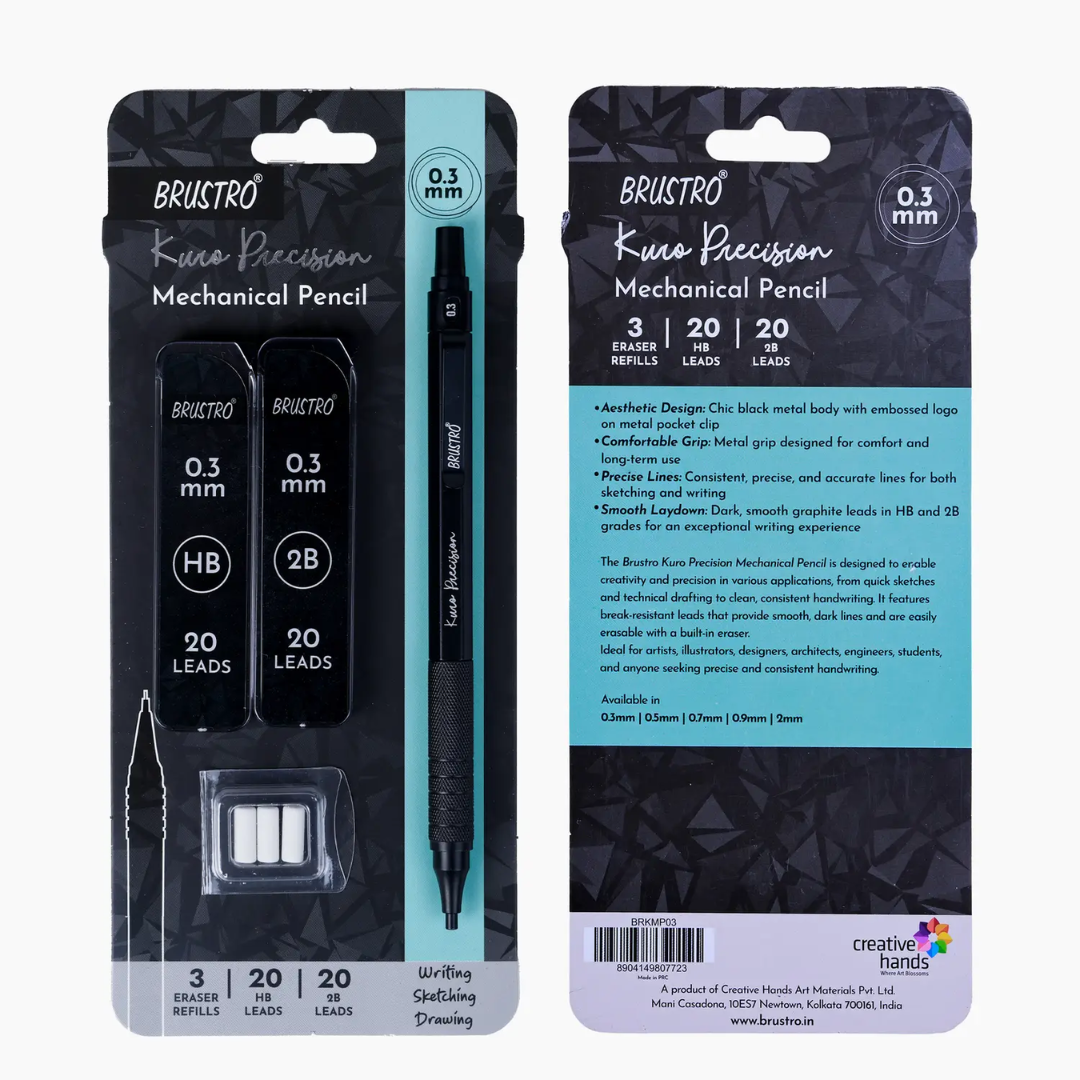 Brustro Kuro Precision Mechanical Pencil Set