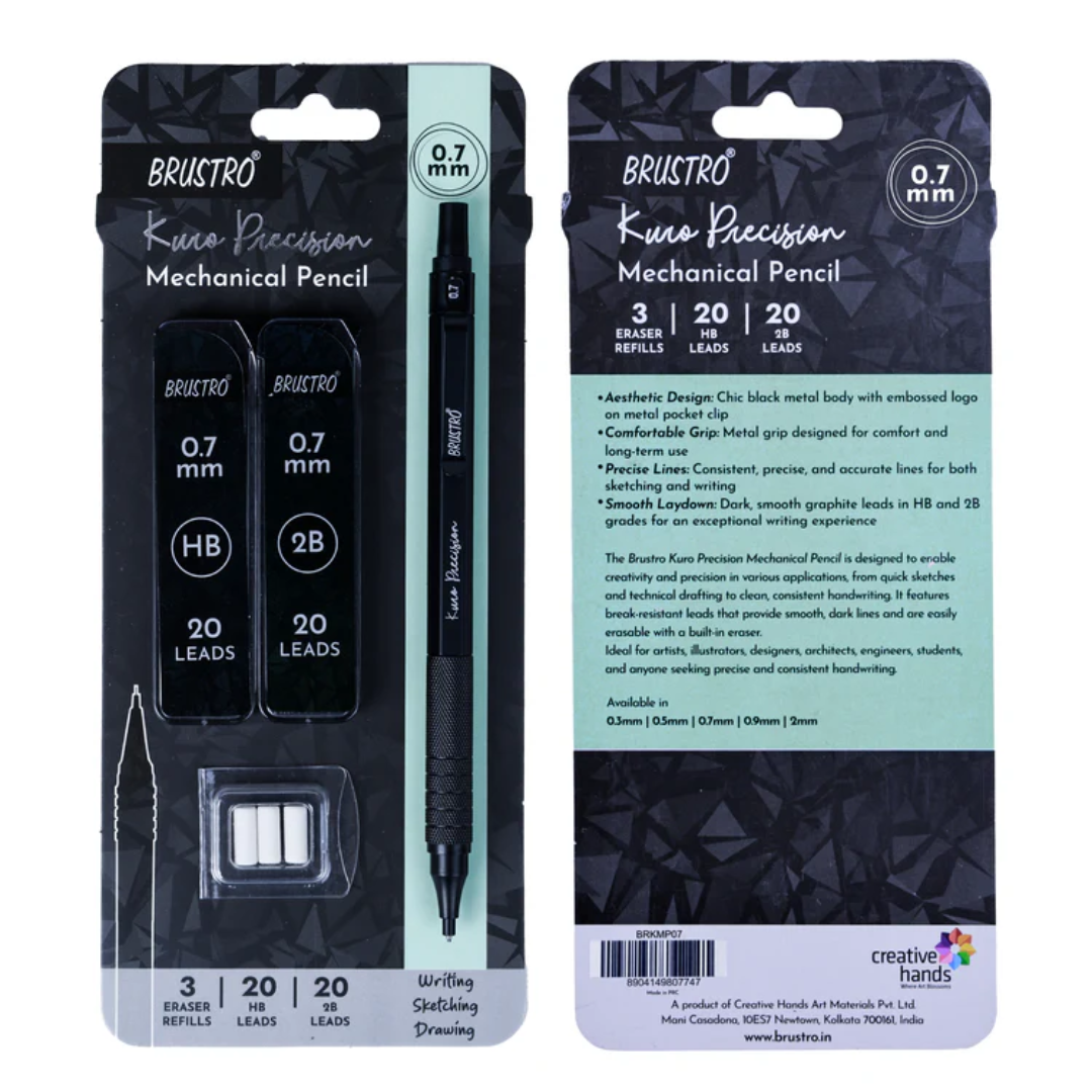 Brustro Kuro Precision Mechanical Pencil Set