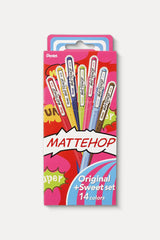 Pentel Hybrid Mattehop Gel Pen Set