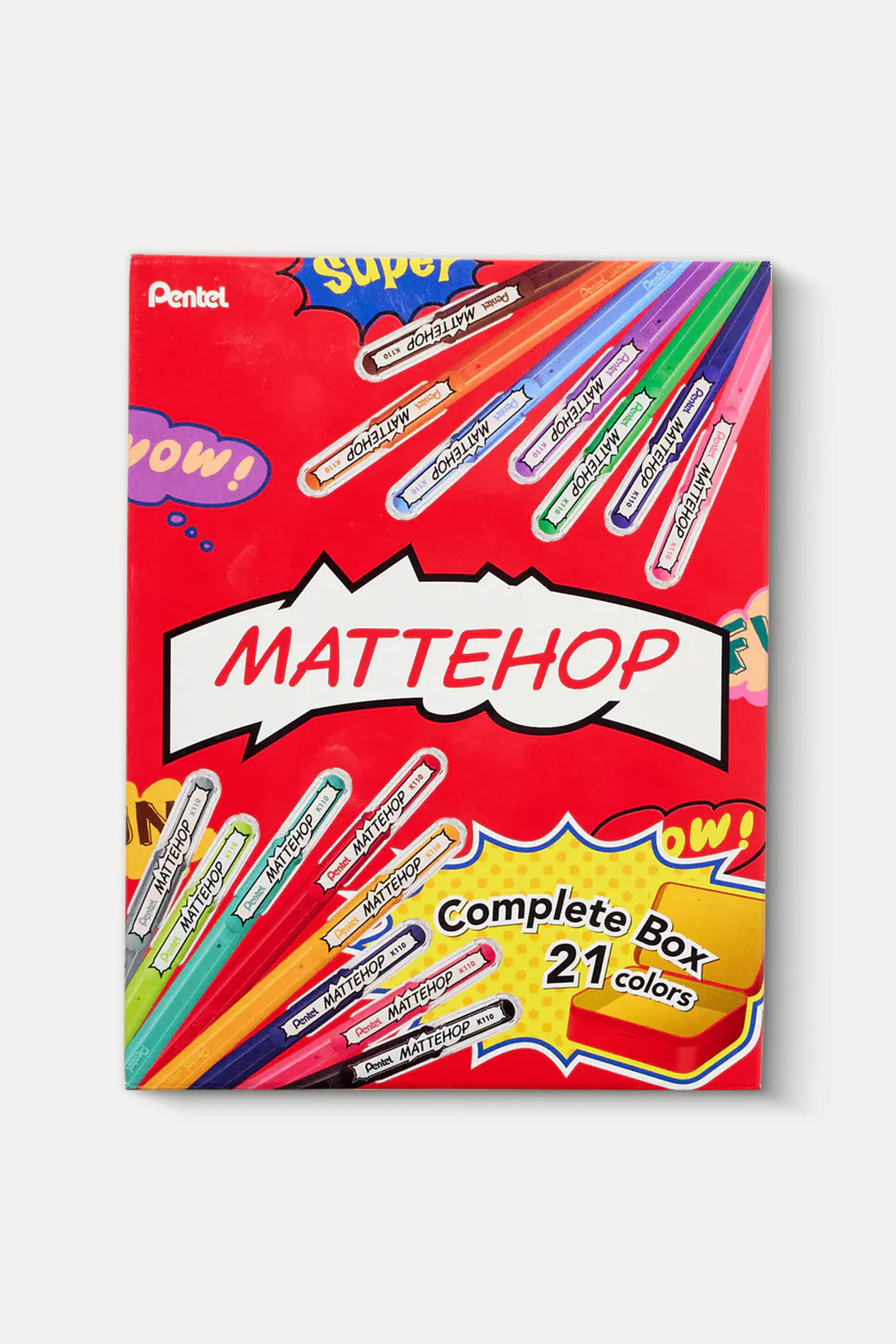 Pentel Hybrid Mattehop Gel Pen Set