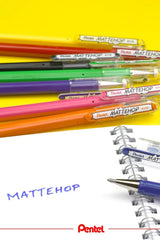 Pentel Hybrid Mattehop Gel Pen Set