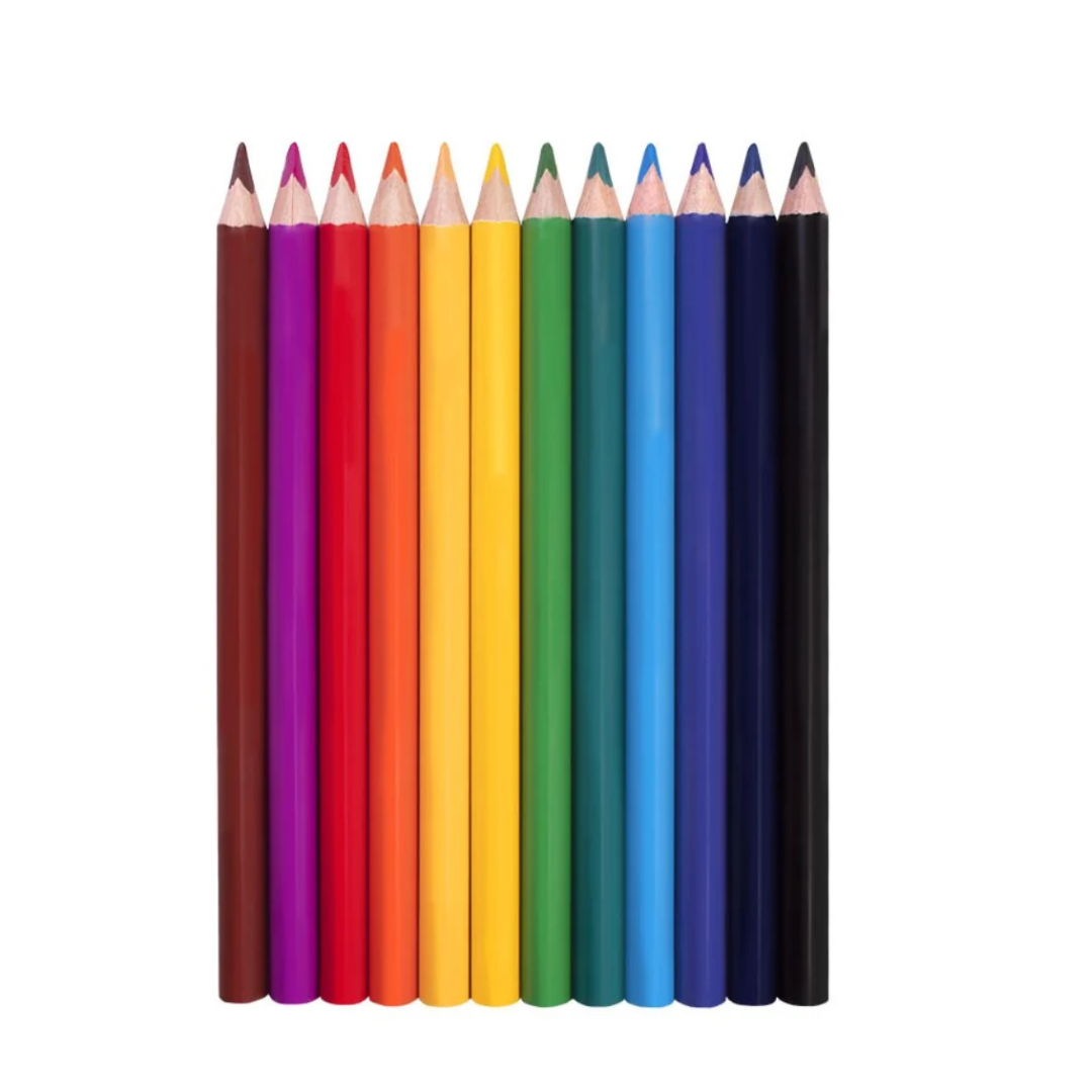 Jovi Maxi Coloured Ergonomic Wooden Pencils Set