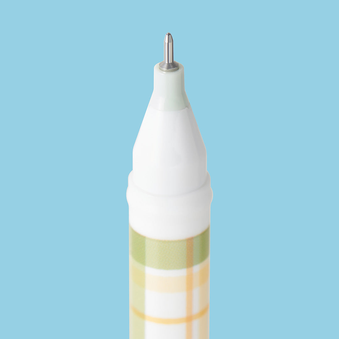 Jumbo Plaid Gel Ink Pen Set