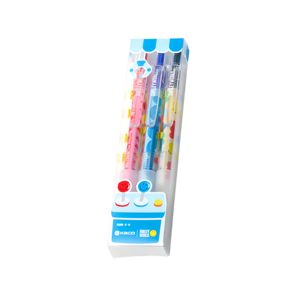 Jumbo SmileyWorld Gel Pen Set-Pack of 3