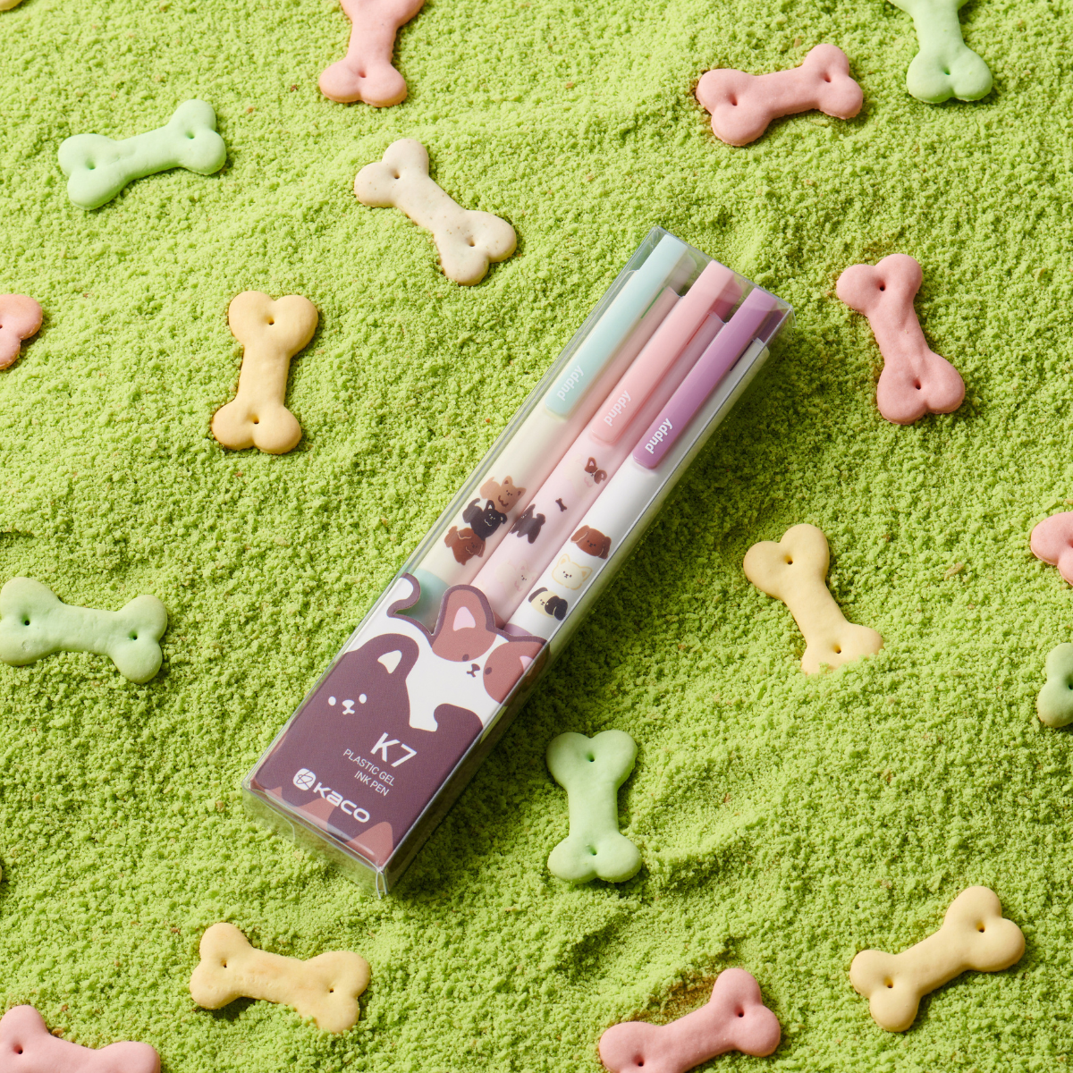 Kaco K7 Puppy Gel Ink Pen Set