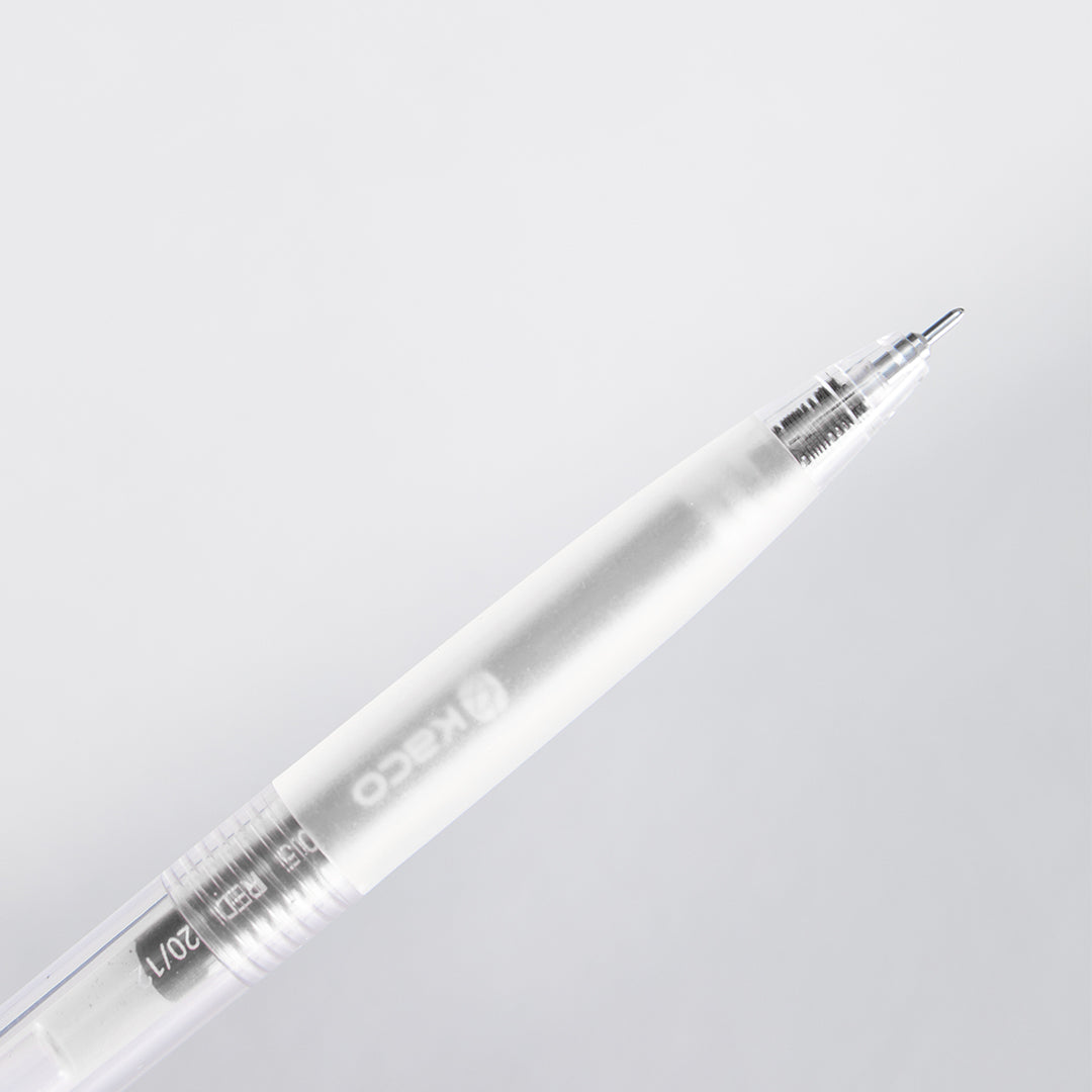 Kaco K7 Transparent 0.5mm Gel Pen Set