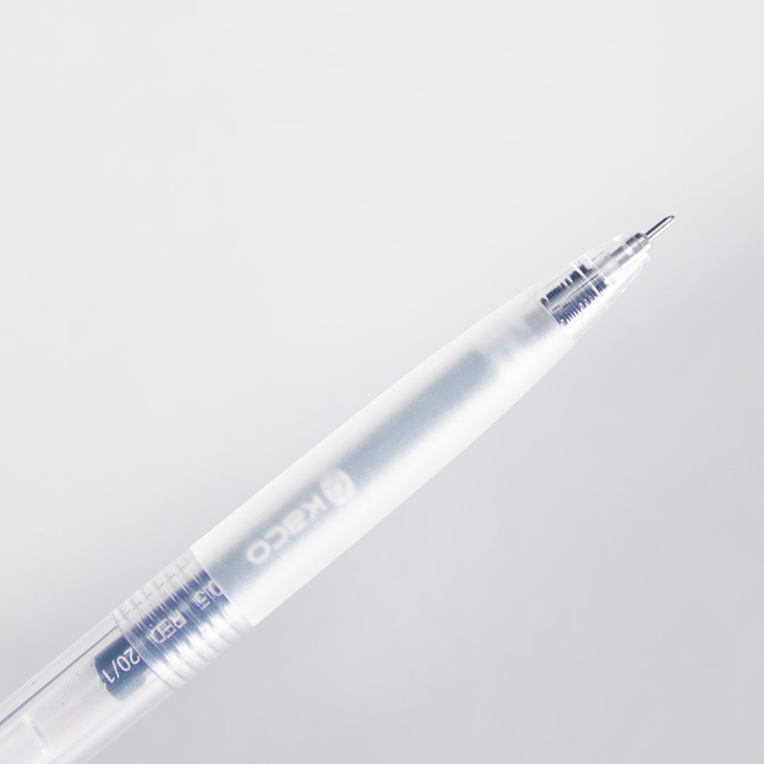 Kaco K7 Transparent 0.5mm Gel Pen Set