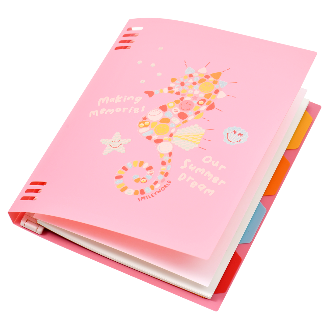 Kaco B5 Loose-leaf Smiley World Notebooks