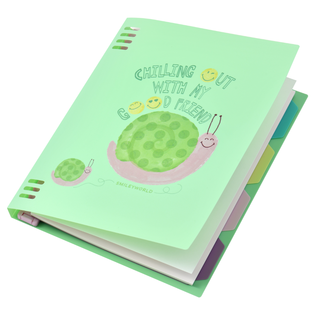 Kaco B5 Loose-leaf Smiley World Notebooks