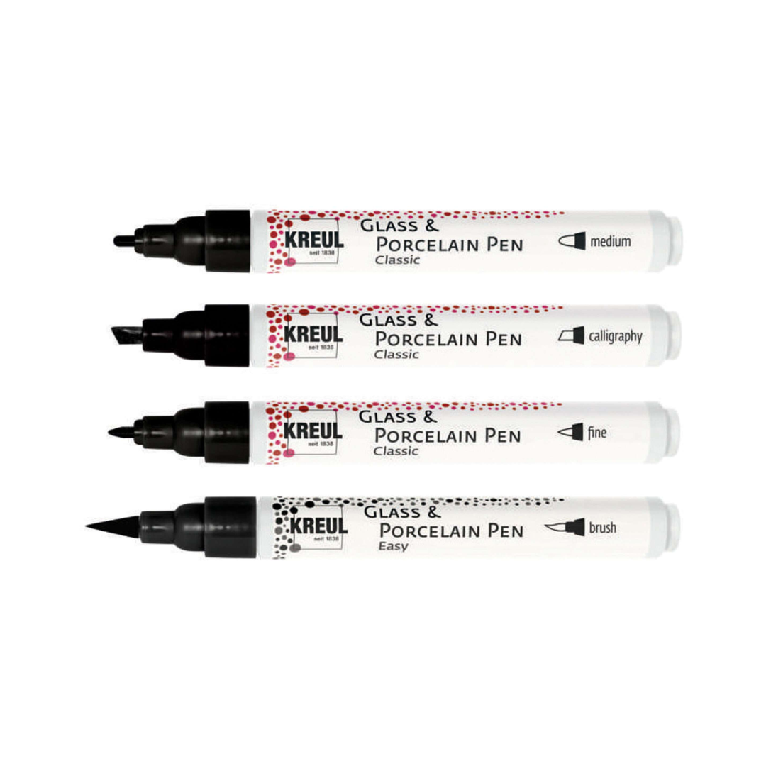 Kreul Glass & Porcelain Handlettering Marker Pen Set