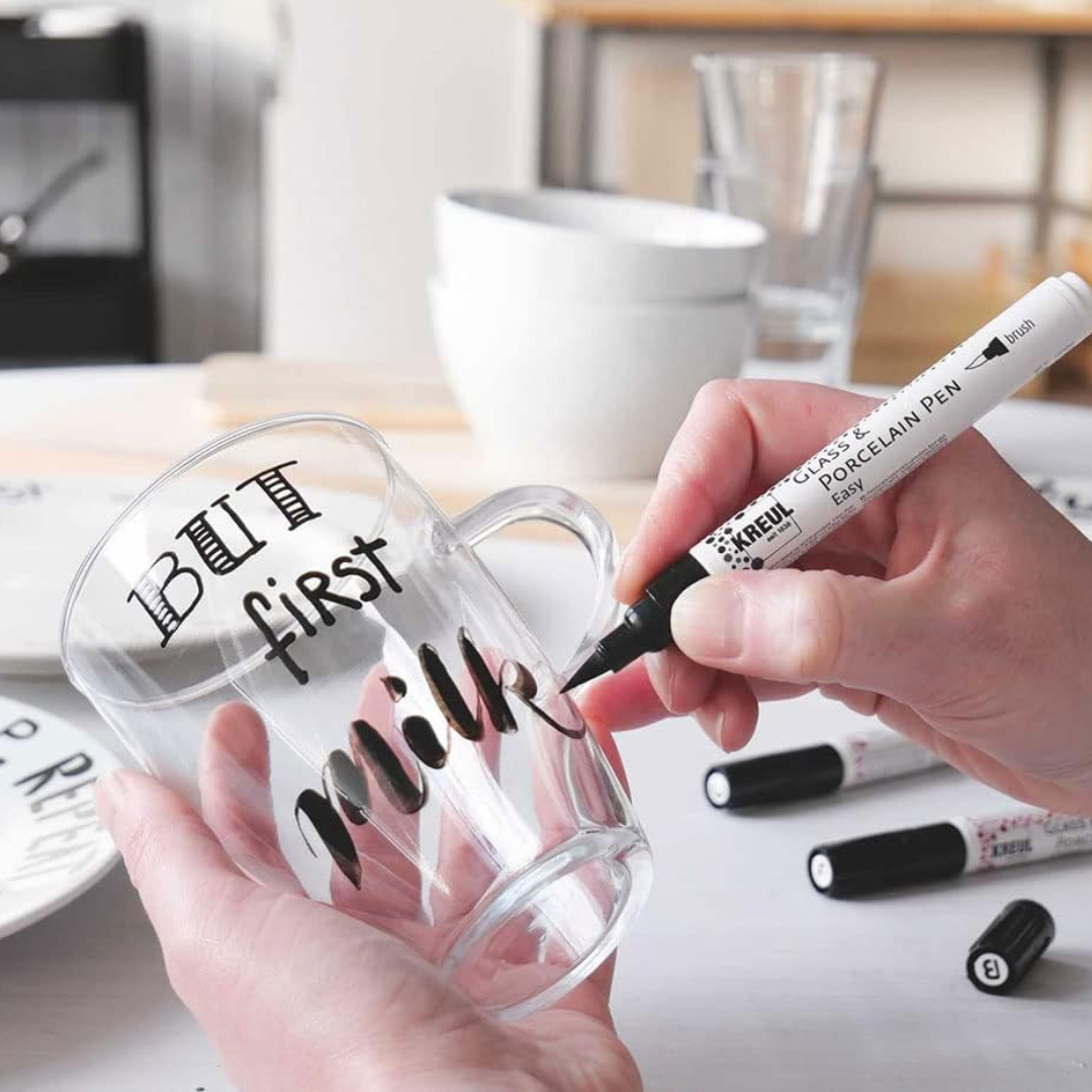 Kreul Glass & Porcelain Handlettering Marker Pen Set