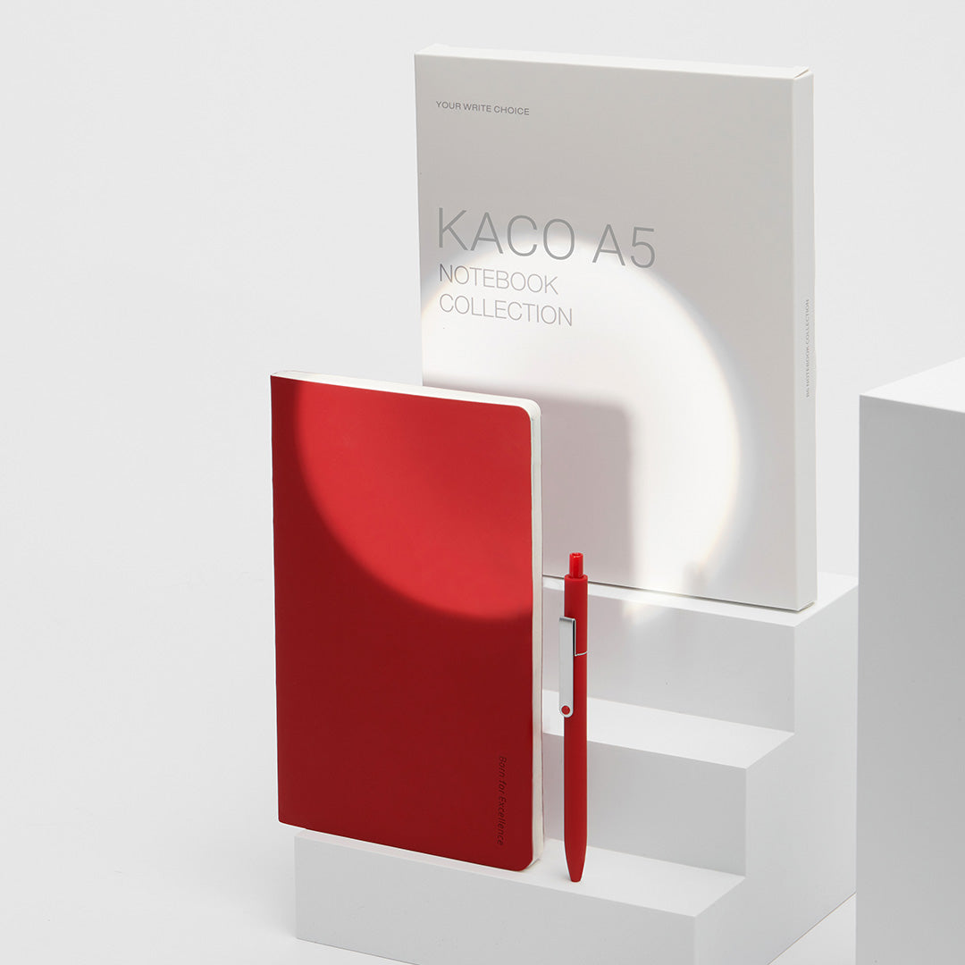 Kaco A5 PU Notebook with Midot Gel Pen
