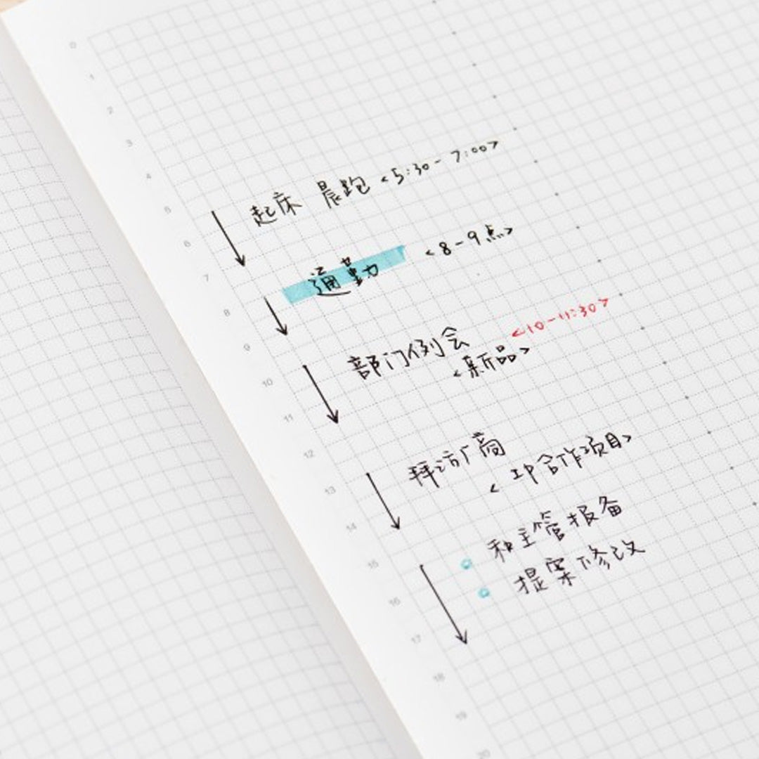 Kaco Slim A5 Grid Notebook