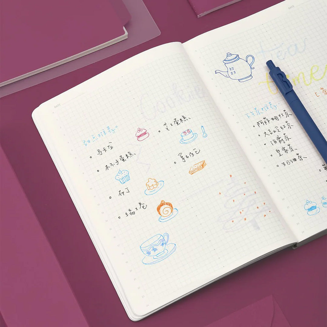 Kaco Slim A5 Grid Notebook