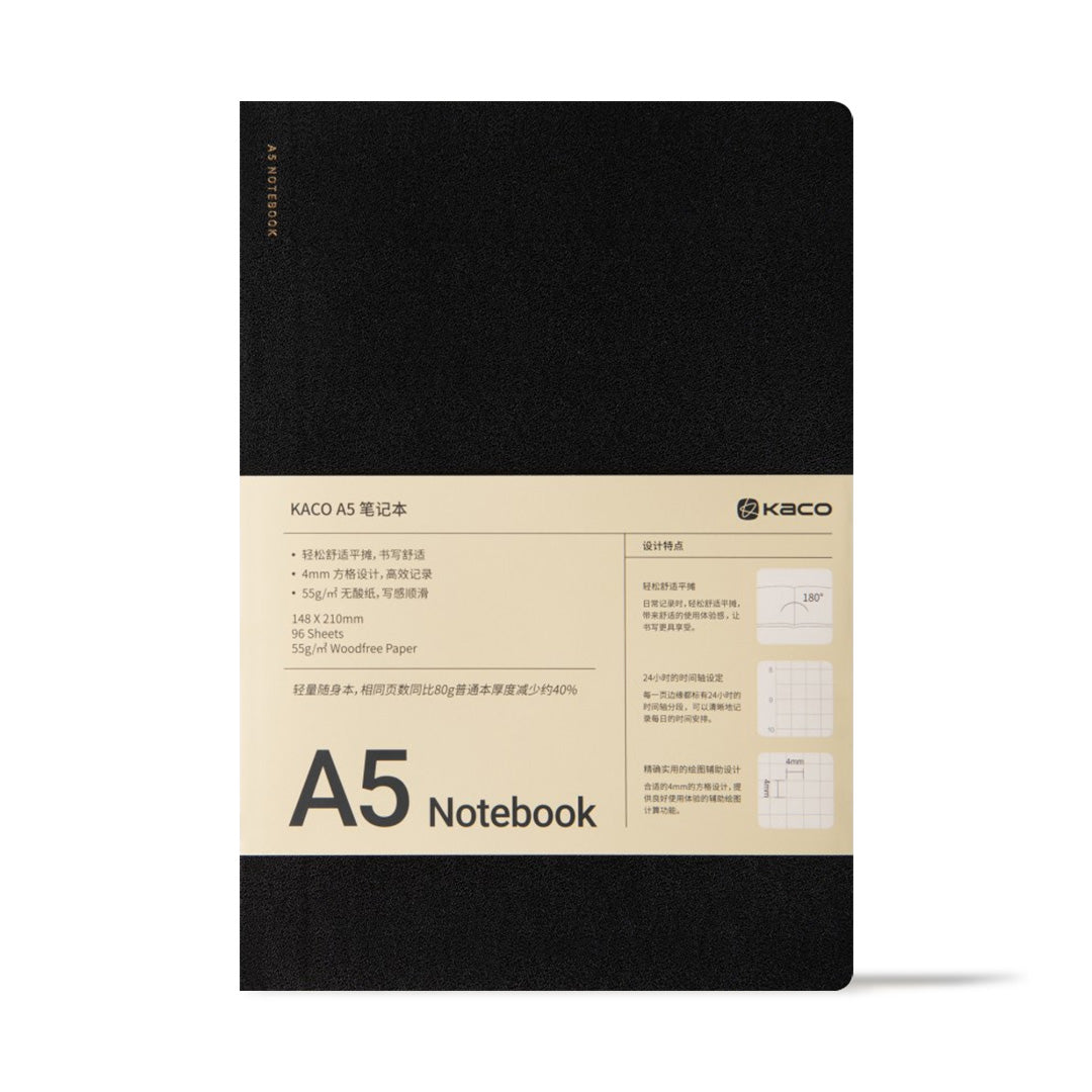 Kaco Slim A5 Grid Notebook